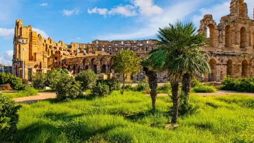 Ancient Tunisian architecture and traditional cultural sites showcasing Tunisia’s rich heritage